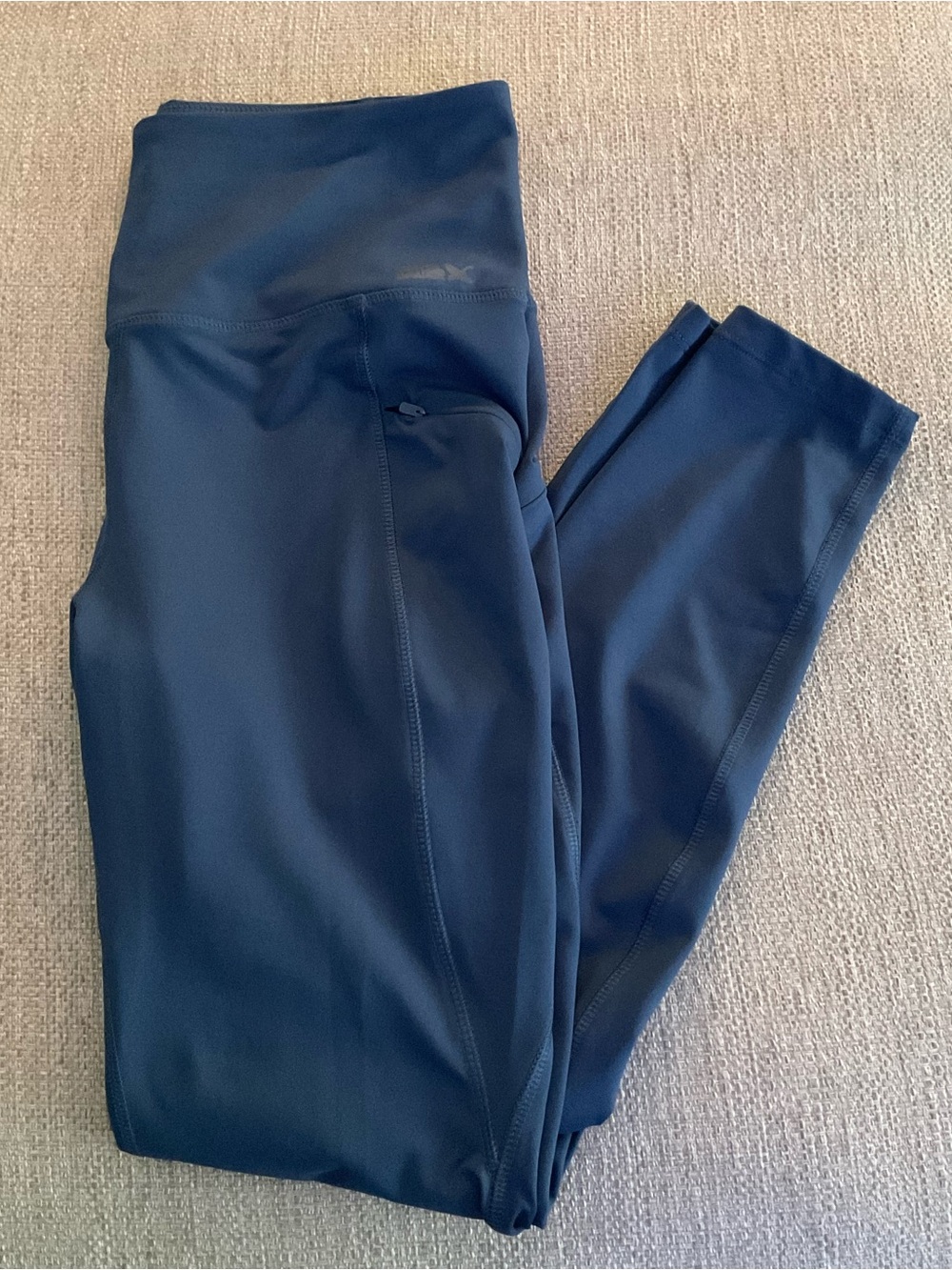 Eddie Bauer Blue High-Waist Leggings with Side Pockets